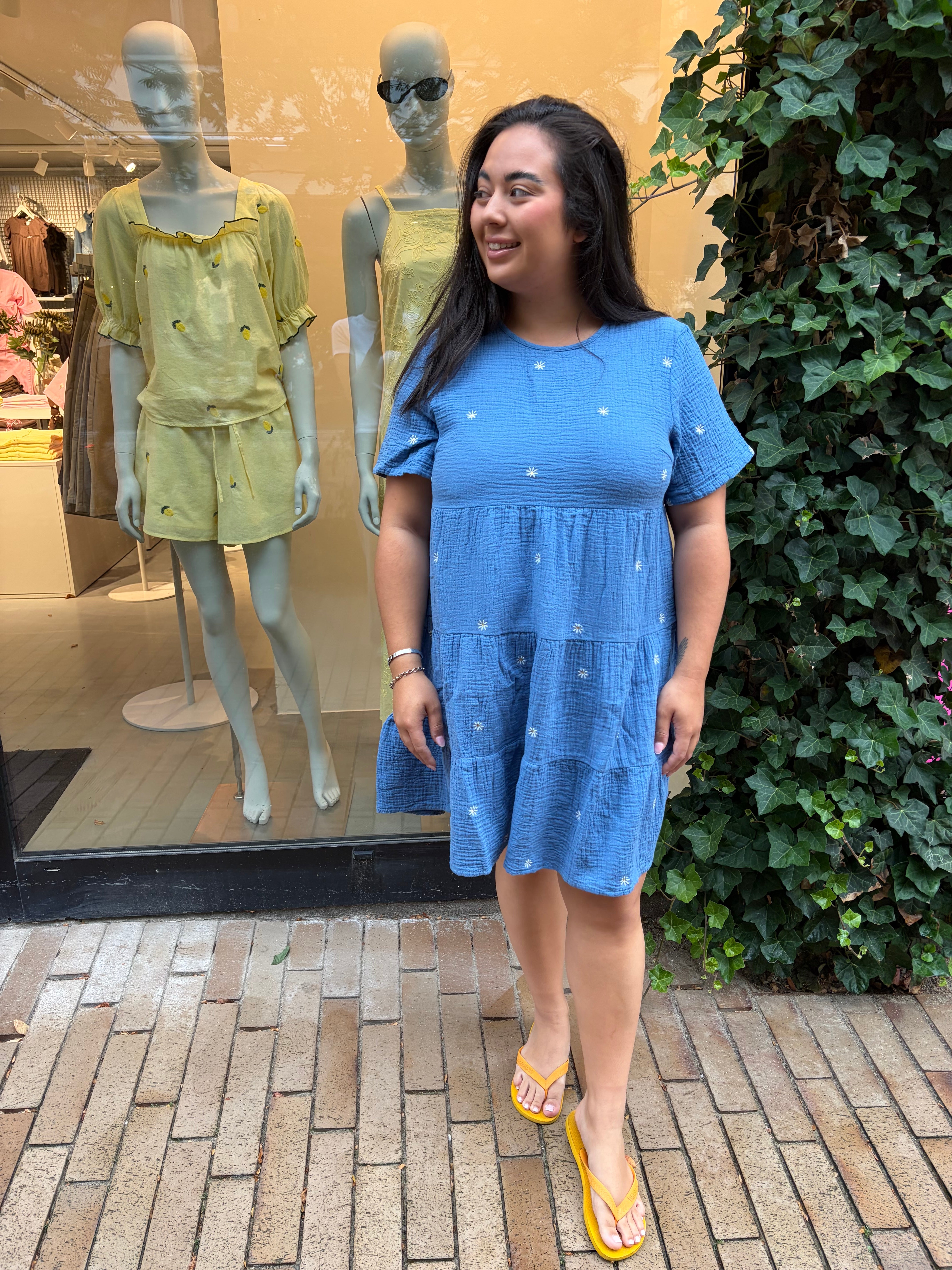 PCSASTINA Short Dress - Riverside